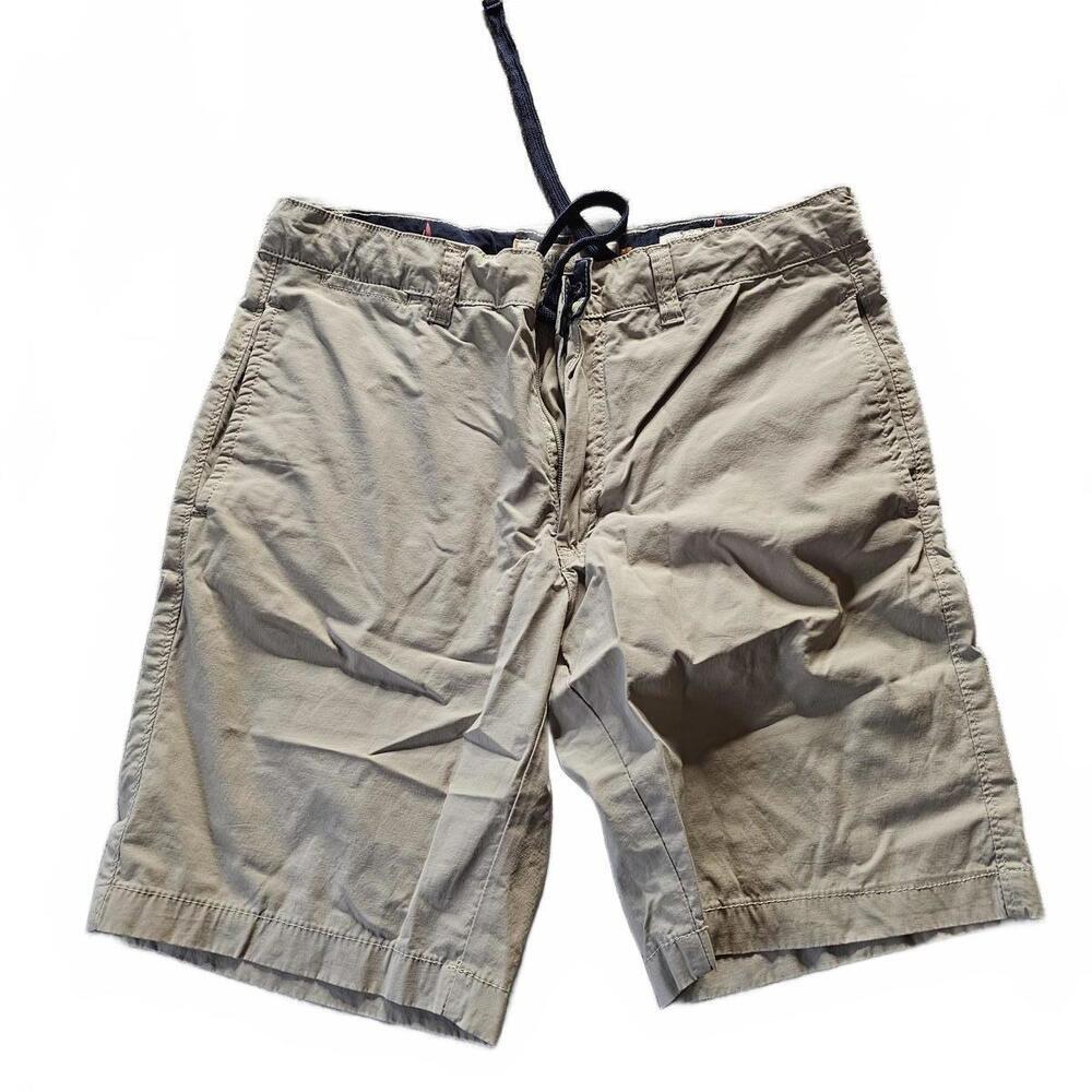 Tailor Vintage Beige Shorts with Drawstring Waist Size 32